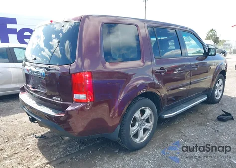 2012 Honda Pilot Ex-L from USA, damaged, VIN 5FNYF4H57CB074417